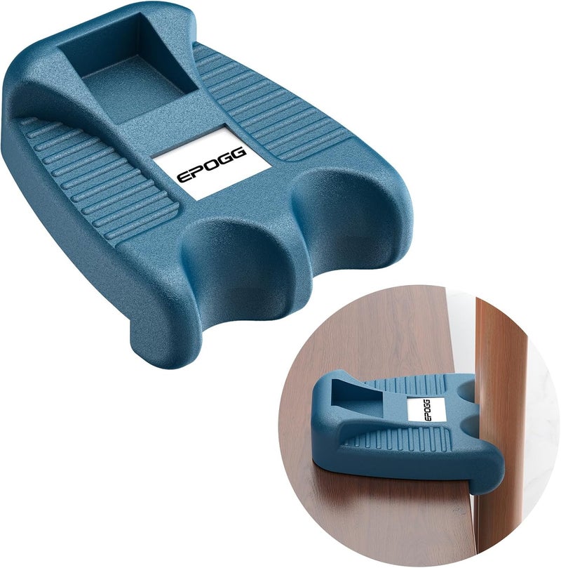 EPOGG Store Cue Rack, Portable Weighted Billiard Cue Holder with Chalk Holder, Blue (2 Holes) - Image 1